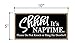 Honey Dew Gifts Door Signs, Shhh It's Nap Time Please Do Not Knock or Ring the Door Bell 5 inch by 10 inch Hanging Baby Sleeping Sign for Front Door, 75524