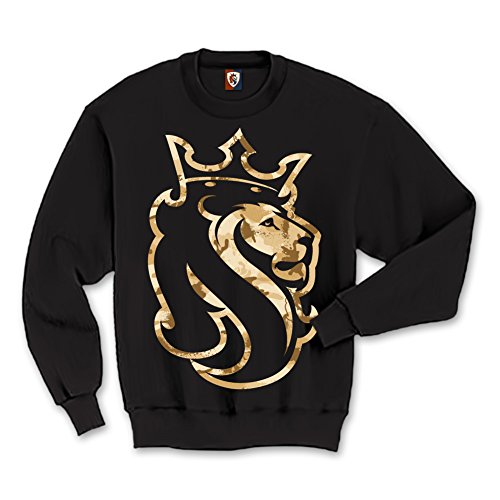 OGABELMen's Desert Lion Crewneck Black