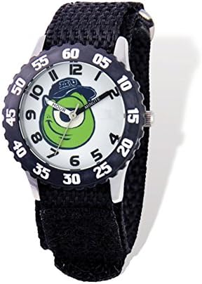Disney Monsters U Mike Black Velcro Time Teacher Watch