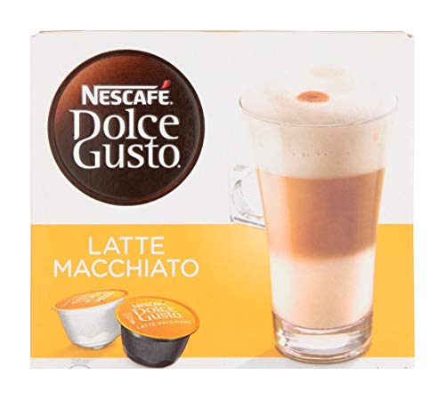 NESCAFE DOLCE GUSTO LATTE MACCHIATO COFFEE PODS, 16 CAPSULES