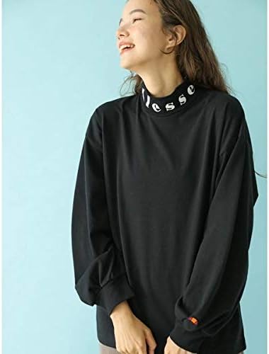 Amazon アースミュージック エコロジー Earth Music Ecology Ellesse Earth ロゴネックプルオーバー ブラック F Tシャツ カットソー 通販