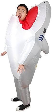 Wecloth Halloween Costume Inflatable Suit Costume Shark Cospaly For Adult Inflatable Full Bady