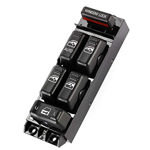 Front Driver Side Master Power Window Switch 19259961 15062650 Compatible for 2000-2002 Chevy Silverado Suburban Cadillac Escalade GMC Sierra Yukon XL Denali