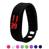 LED Watch, Malltop Unisex Silicone Bracelet Water Resistant Digital Sports Wrist Watch