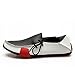 Ceyue Mens Loafers Casual Driving Shoes Leather Slip On Shoes Breathable Stitched Walking Shoes Black 12