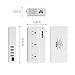 GEEKPRO® 200W International Travel Power Converter 220V to 110V With 4 ports Smart USB Charger with UK,US,AU,EU Plug