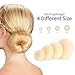Teenitor Bun kit with 20pcs Blonde Girls Bun Net, 4pcs Hair Bun Maker and 20pcs U Shaped Hair Pins