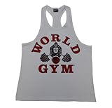 World Gym Fat Strap Y Back Tank Top