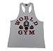 World Gym Fat Strap Y Back Tank Top