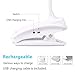 Rechargeable Book Light,Reading Light with Touch Sensitive LED USB Portable Dimmable Portable Lightweight Clip Lamp Lights,Perfect for Bookroom & Kids in Bed.