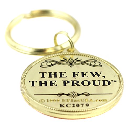 US Marine Corps Keychain The Few, The Proud Patriotic Key Ring Military Gifts
