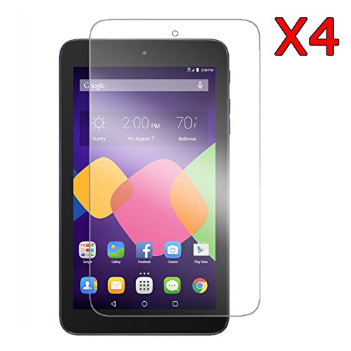 Transwon Alcatel OneTouch Pixi 7 Screen Protector, 4-Pack Ultra-Clear Screen Guard Film for T-Mobile / Sprint Alcatel One Touch PIXI 7 Transwon Alcatel OneTouch Pixi 7 Screen Protector, 4-Pack Ultra-Clear Screen Guard Film for T-Mobile / Sprint Alcatel One Touch PIXI 7