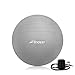 Trideer Yoga Ball - Exercise Ball for Workout pilates Stability - Anti-Burst and Slip Resistant for physical therapy, Birthing, Stretching &Core Workout, Office Ball Chair, Flexible Seating, Home Gym