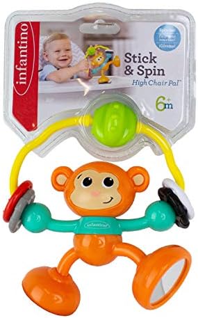 infantino monkey high chair toy