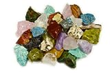 Hypnotic Gems Materials: 3 lbs (BEST VALUE) Hand Bagged 17 Stone Type Madagascar Mix - Natural Raw Stones & Fountain Rocks for Cabbing, Cutting, Lapidary, Tumbling, Polishing & Reiki Crystal Healing