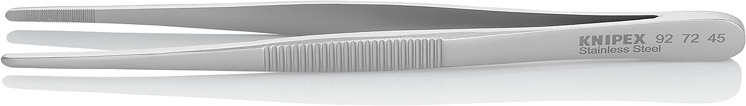 KNIPEX 92 72 45 Precision Tweezers Blunt Shape 145 mm
