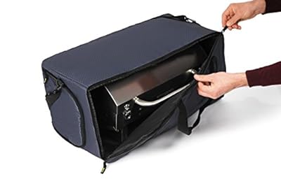 Kenley Smoke Hollow Grill Carry Bag - Storage Case Cover for Smoke Hollow 205 Tabletop Gas BBQ - Pockets for Propane & Accessories - Heavy Duty, Padded & Weatherproof