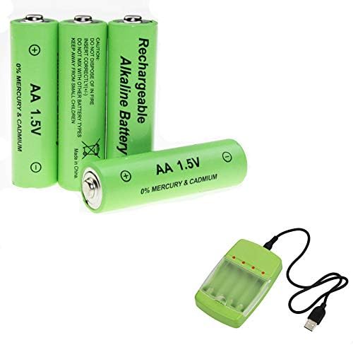 4pcs AA Alkaline Rechargeable Battery 