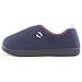 Women's Comfort Polar Fleece Slip on Slippers Color Block Memory Foam House Loafers Shoes w/ Indoor, Outdoor Sole