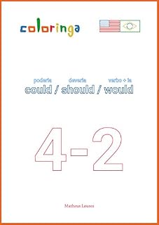 Livro Como usar Could Should Would em Inglês (4-2): Livros de Exercícios para Aprender Inglês em Casa - Coloringa