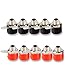 DCFun 4mm Banana Female Socket Jack Mount Connectors for Banana Plugs Amplifier Terminal Binding Post 10-Pack