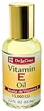 De La Cruz Vitamin E Oil 15,000 IU, No Preservatives, Artificial Colors or Fragrances, Made in USA 2.2 FL. OZ.