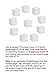 EARTHCUBE Blank White 3.5 Inch Note Cube (Not Sticky) Made in USA (Paper US or CAN) 100% Recycled 700 Tear-off Pages (Not Loose) 'Imagine'