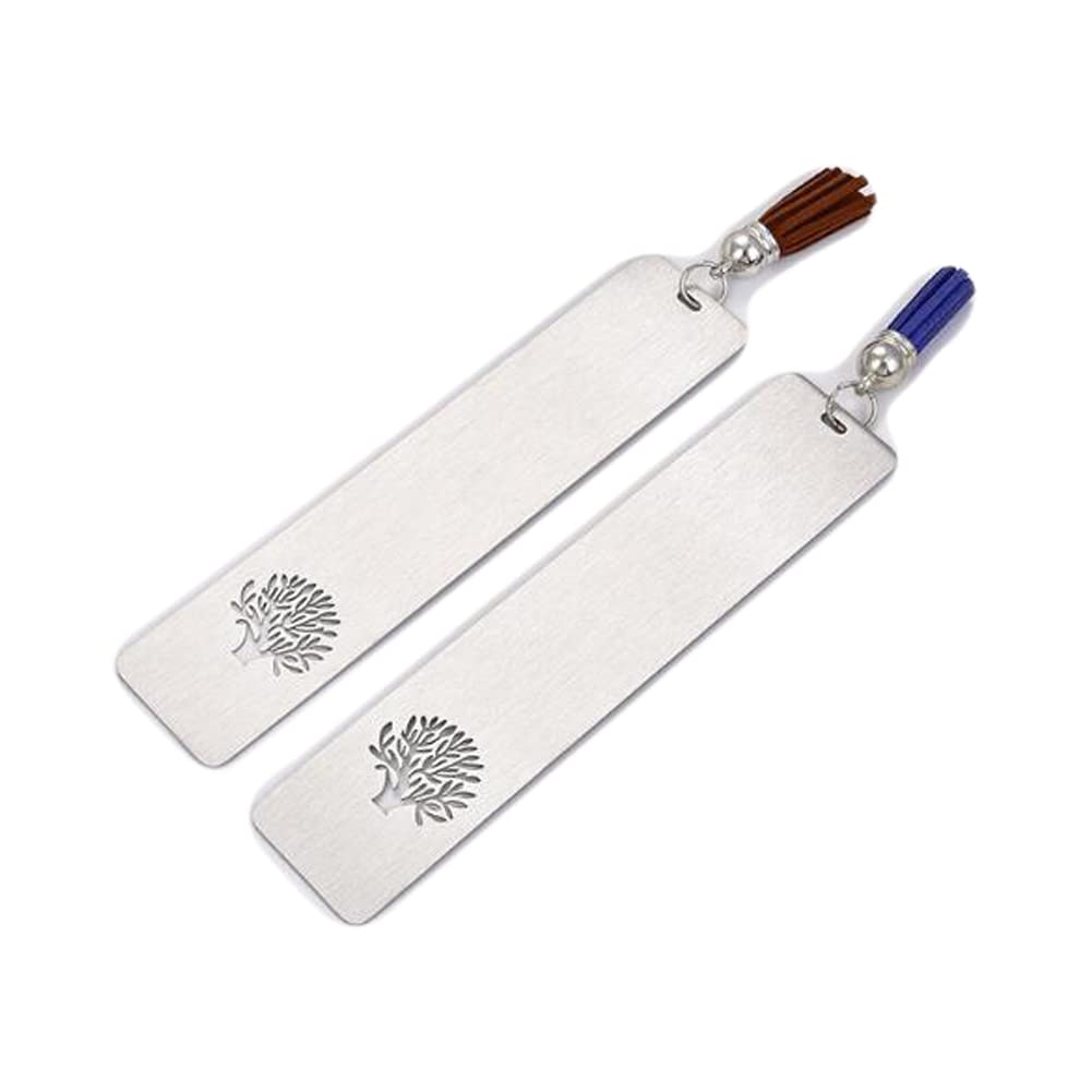 ARFUKA 2pcs Bookmarks Tree of Life Tassel Bookmark Creative Black Ballet Reading Metal Clip Bookmark Reading Bookmarks Page Marker Book Marker Gift for Students Teachers Reading