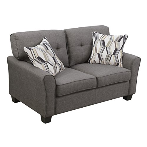 Artum Hill UP3-884 Olivia Loveseat, Espresso - Thumbnail 4