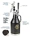 Nostalgia CBG64 Homecraft 64OZ Beer Growler & Pressurized CO2 Regulator