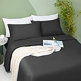 LIANLAM 100% Cooling Tencel Sheet Set King Size Bed