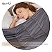 ZonLi Weighted Blanket 15 lbs(48''x72'', Twin Size, Grey), Weighted Blanket for Adults, with Glass Beads