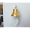 Nautical-Cove-Solid-Brass-Ships-Bell-Tall-and-Wall-Mountable-Clear-Ring-for-Indoor-and-Outdoor-Use