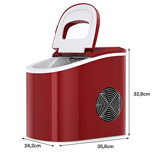 GOPLUS Eiswürfelmaschine, Eiswürfelbereiter, Eiswürfelmaschine, 12kg Eiswürfel 24h, 6-13 Minuten Produktionszeit… – Bild 5