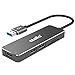 USB 3.0 Hub, Atolla 3 Ports USB 3.0 Splitter Portable Aluminum Data Hub with SD&TF Card Reader for iMac, MacBook or Any Other USB Devices.