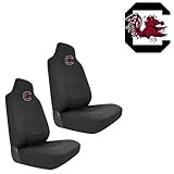 USC University of South Carolina Gamecocks Car Truck SUV Universal-Fit Bucket Seat Covers - Pair