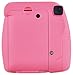 Fujifilm Instax Mini 9 Instant Camera (Flamingo Pink), 6 Single Pack Instant Film (60 Sheets), and Instax (Light Blue) Groovy Case Bundle