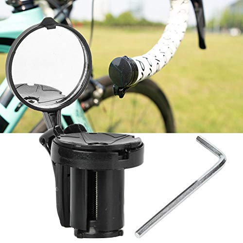 VGEBY1 Bike Handlebar Rearview Mirror, Adjustable 360 Degrees End Bike