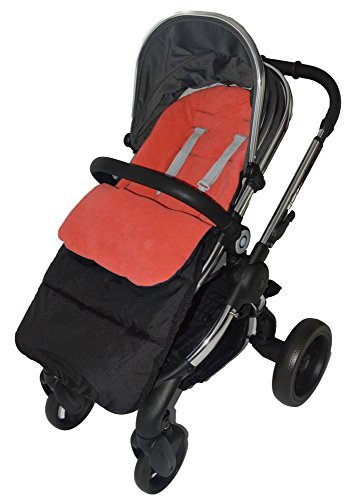 Footmuff/Cosy Toes Compatible with iCandy Peach Pushchair Fire Red