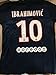Ibrahimovic Paris Saint-Germain F.C. Navy Soccer T-Shirts 100% Polyester Football (M)
