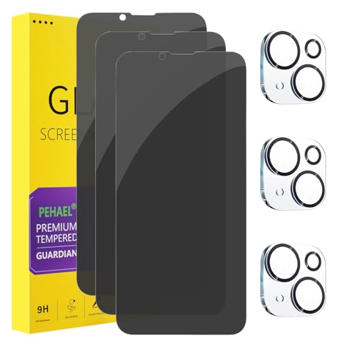 Pehael Displayschutzfolie für Apple iPhone SE 2020 2. Generation, iPhone 8, iPhone 7 (4,7 Zoll), Anty-Spy Panzerglasfolie, einfache Installation, hüll