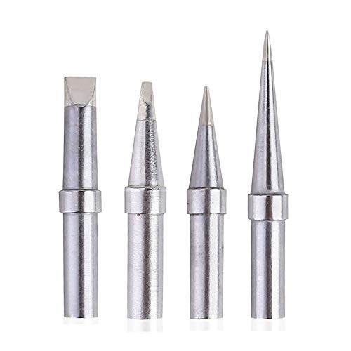 4pcs Weller ET Soldering Iron Replacement Tips for WES51/50,WESD51,PES51 / 50,WE1010NA WCC100 LR21 ET Tip Series