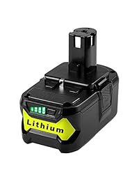 P108 Batería de litio para Ryobi 18 V One+ herramientas de taladro de impacto P102 P103 P104 P105 P107 P122, Masione 4000 mAh batería de repuesto de litio de alta capacidad