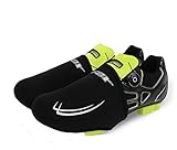 Tinkedy Cycling Shoe Covers Short Toe Cover for Road or Mountain Bike Shoes Winter Cycling A