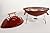 Gibson 107188.01 Home Golf Ball BBQ Steel Grill with Wood Handle, 14-Inch, White
