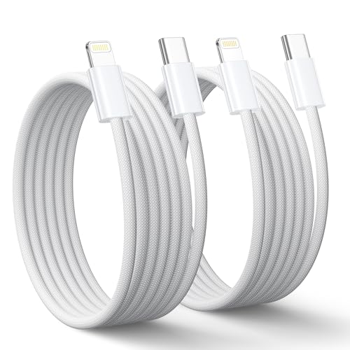 Câble USB C vers Lightning 0.5M Lot de 2, Certifié MFi... en promo sur Amazon