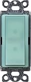Lutron SC-1PS-SG Diva 15-Amp, 120-Volt to 277-Volt Single-pole Switch in Sea Glass