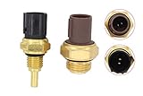 NewYall Pack of 2 Engine Coolant Water Temperature Sensor & Cooling Temp Switch