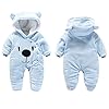 G-Kids Baby winter fleece overall jumpsuit pasgeboren meisje jongen schattige beer romper sneeuwpak outfits speelpak met…