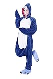 FashionFits Unisex Adult Jumpsuit Onesie Shark Pajama Loungewear Costume Cosplay